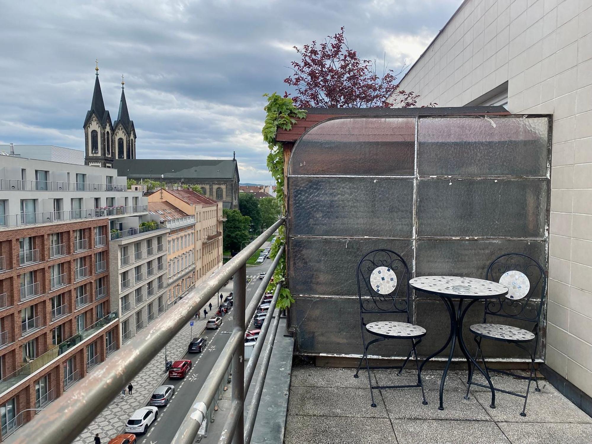Top Floor Studio With Terrace Прага Екстер'єр фото